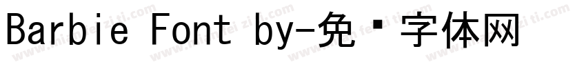 Barbie Font by字体转换